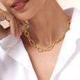 Futurist Links 18KT Gold Chain,,hi-res view 2