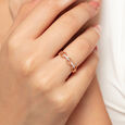 Bold Luxurious Gold & Diamond Finger Ring,,hi-res view 2