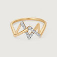 Cosmic Wonder 14KT Diamond Finger Ring,,hi-res view 3