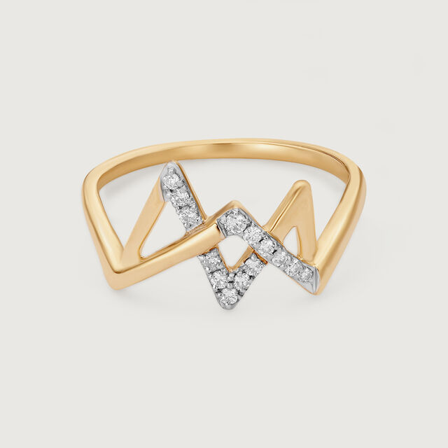 Cosmic Wonder 14KT Diamond Finger Ring,,hi-res image number null