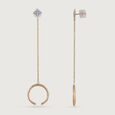 Dazzling Star Gold & Diamond Drop Earrings,,hi-res view 3