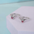 Radiant Fusion Silver Toe Rings,,hi-res view 1