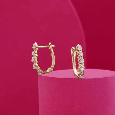 Infinite Glow Diamond Hoop Earrings