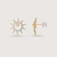 Guiding Light 14kt Diamond Stud Earrings,,hi-res view 4