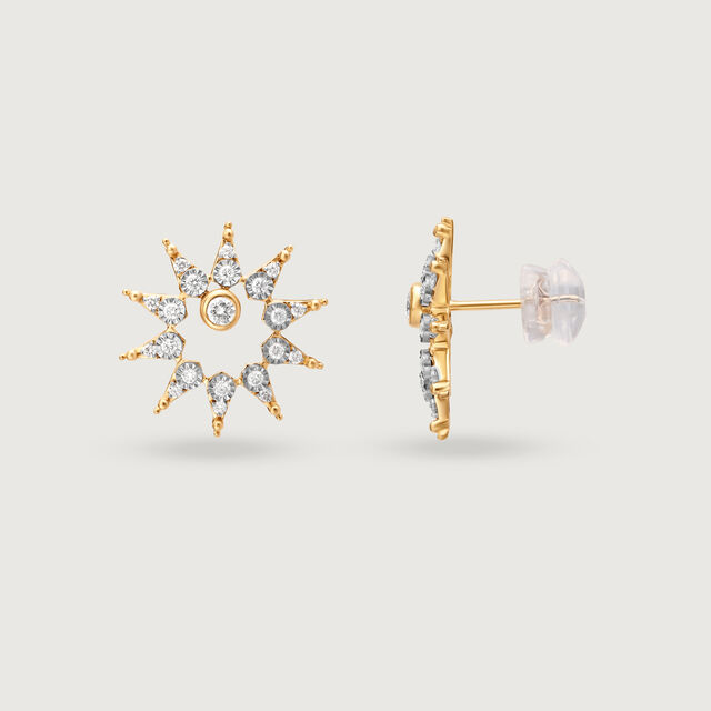 Guiding Light 14kt Diamond Stud Earrings,,hi-res image number null