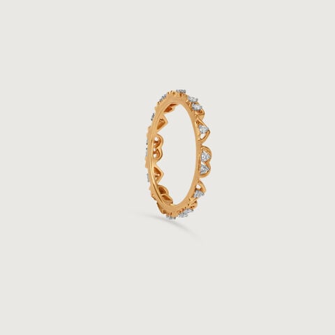 Love Luck Diamond & Gold Ring