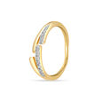 14KT Yellow Gold Timeless Twirls Diamond Finger Ring,,hi-res view 3