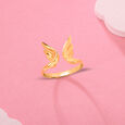 Whimsical Butterfly 14KT Gold Ring for Her,,hi-res view 1