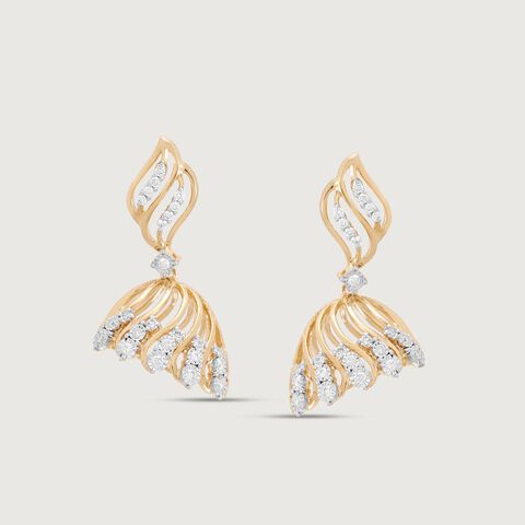 Royal Charm Diamond Jhumka