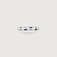 Edgy Dynamic Enamel Silver Ring,,hi-res view 4