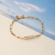 Sleek Linear Diamond Bracelet,,hi-res view 1