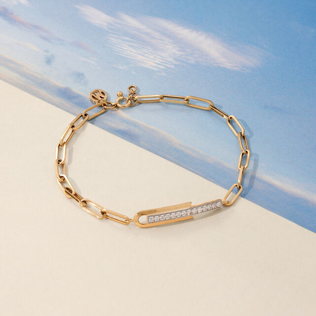 Sleek Linear Diamond Bracelet,,hi-res image number null