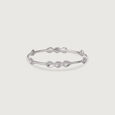 Drizzle Glint Silver Bangle,,hi-res view 3