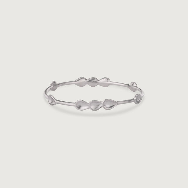 Drizzle Glint Silver Bangle,,hi-res image number null