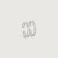 Textured Mesh Silver Toe Rings,,hi-res view 4