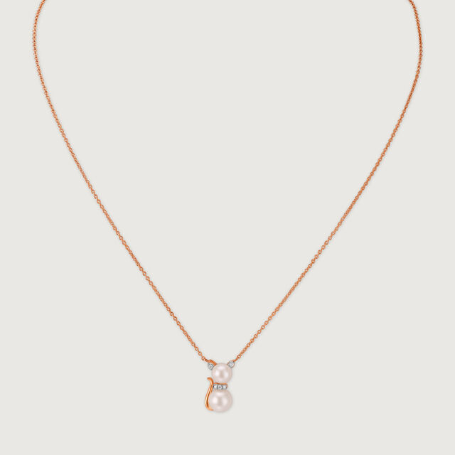 Timeless Elegance Pearl & Diamond Necklace,,hi-res image number null