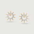 Guiding Light 14kt Diamond Stud Earrings,,hi-res view 3