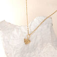 Ginkgo Leaf Gold Pendant,,hi-res view 1