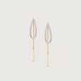 Luminous Orbit Diamond Sui Dhaga Earrings,,hi-res view 3