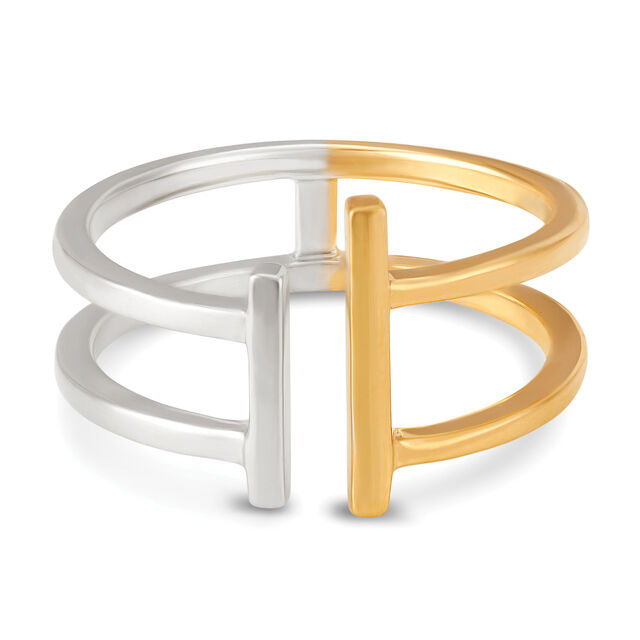 Mia 14KT Yellow And White Gold Finger Ring,,hi-res view 2