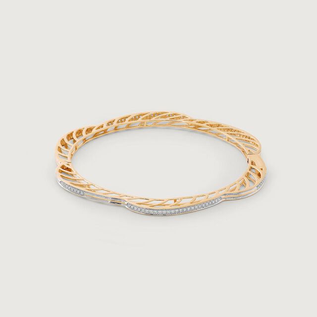 Shining Arch Diamond Bangle,,hi-res image number null