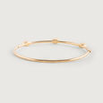 Cosmic Elegance Evil Eye Gold Bangle,,hi-res view 4