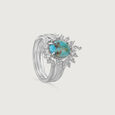 Cosmic Shine Stackable Silver Ring,,hi-res view 6