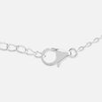 Polished Petite Single Silver Anklet,,hi-res view 4