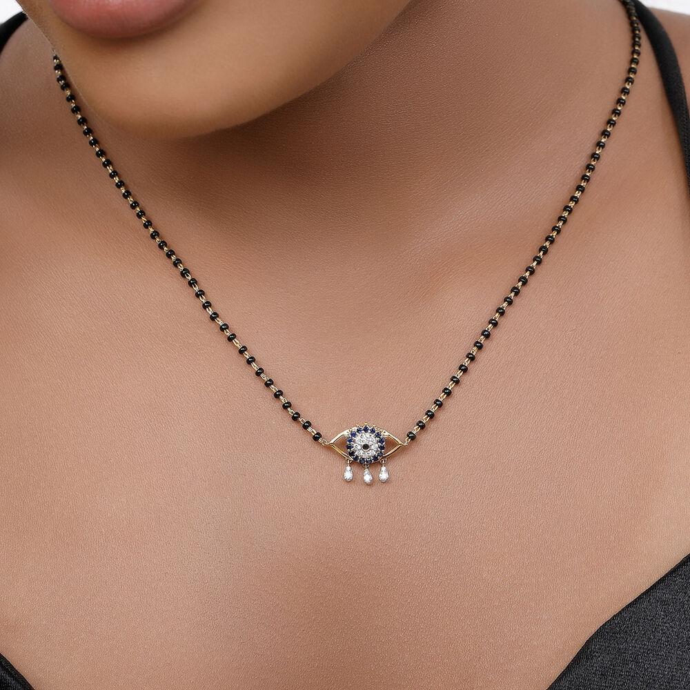 Evil eye mangalsutra on sale