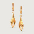 Sculpted Aura 18KT Hoop Earrings,,hi-res view 3