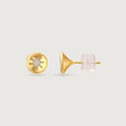 Radiant Sunset Gold Stud Earrings,,hi-res view 5