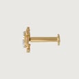 Orbit Spark Gold and Diamond Nose Pin,,hi-res view 4