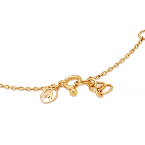 14KT Yellow Gold Layered Evil Eye Bracelet