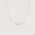 Gleaming Curve Diamond Necklace,,hi-res view 3