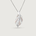Ethereal Leaf Silver Pendant,,hi-res view 3
