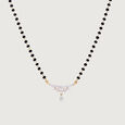 Dewdrop Elegance Gold and Diamond Mangalsutra,,hi-res view 3