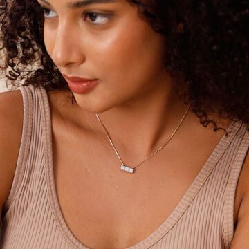 14KT Yellow Gold Ethereal Flow Diamond Necklace