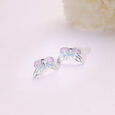 Blissful Ladybug Silver Stud Earrings,,hi-res view 1