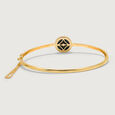 Dazzling Twister 14KT Diamond Bangle,,hi-res view 6