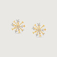Filigree Florets Diamond Stud Earrings,,hi-res view 3