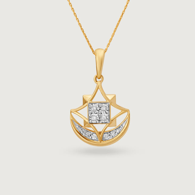 Heavenly Balance 14KT Diamond Pendant,,hi-res image number null