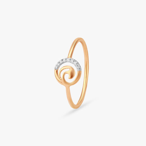 Ocean Curl Diamond Ring