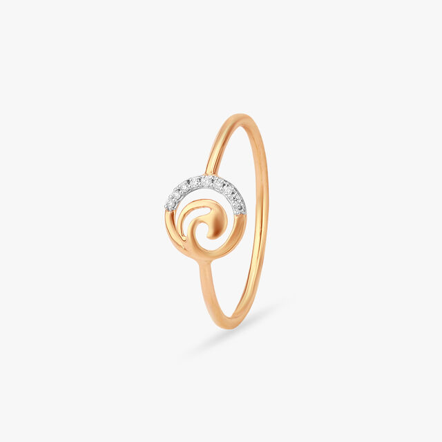 Ocean Curl Diamond Ring,,hi-res image number null
