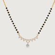 Starlit Symphony Gold and Diamond Mangalsutra,,hi-res view 3