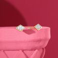 Arch Edge Diamond Stud Earrings,,hi-res view 1
