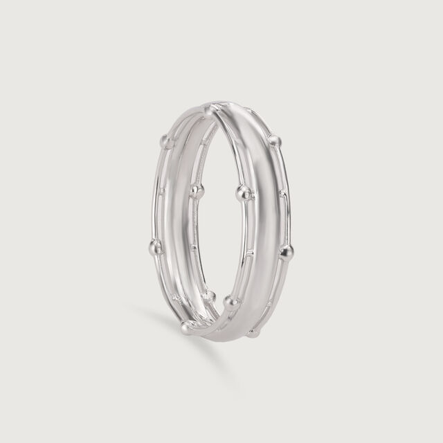 Playful Cage Silver Ring,,hi-res image number null