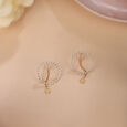 Dangle Star 14KT Gold & Diamond Drop Earrings,,hi-res view 1