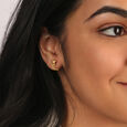 Meteorite Mirage 14KT Stud Earrings,,hi-res view 2