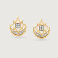 Galaxy's Twin 14KT Diamond Stud Earrings,,hi-res view 3