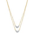 14KT Yellow Gold Waterfall Symphony Blue Topaz Necklace,,hi-res view 1
